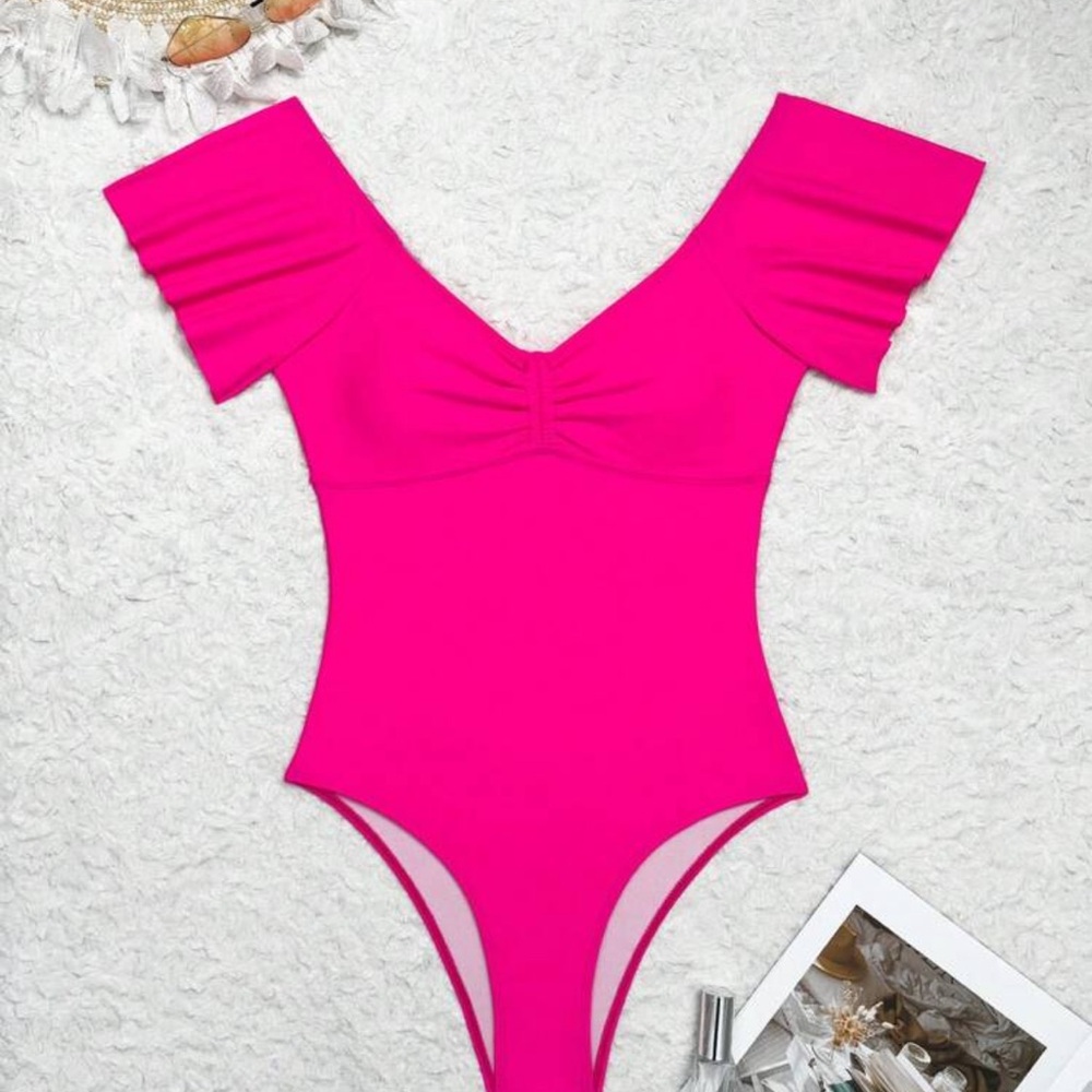 Hot Pink One-Piece Swimsuit